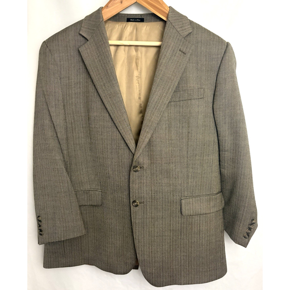 Lauren Ralph Lauren 100% Wool 2 Button Blazer Sport Coat Jacket 42 R